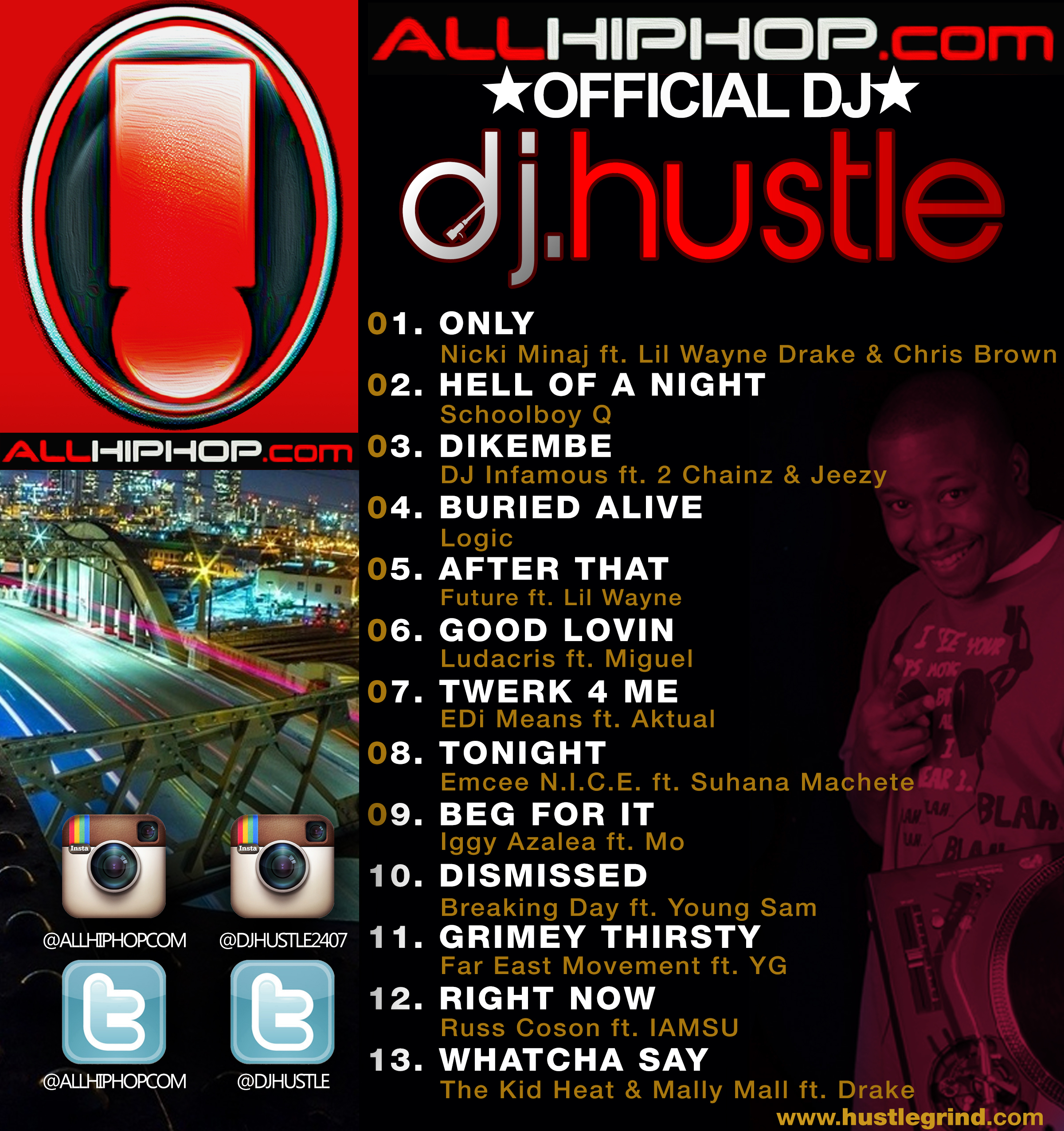 #HustleTV @allhiphopcom @DJHustle @AEOMPR @TheRealEDIDON #WTW ...